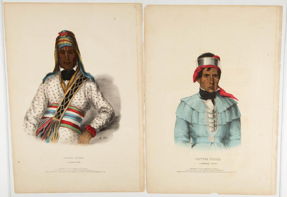 PAIR OF MCKENNEY & HALL NATIVE AMERICAN PORTRAITS (1 of 3)
