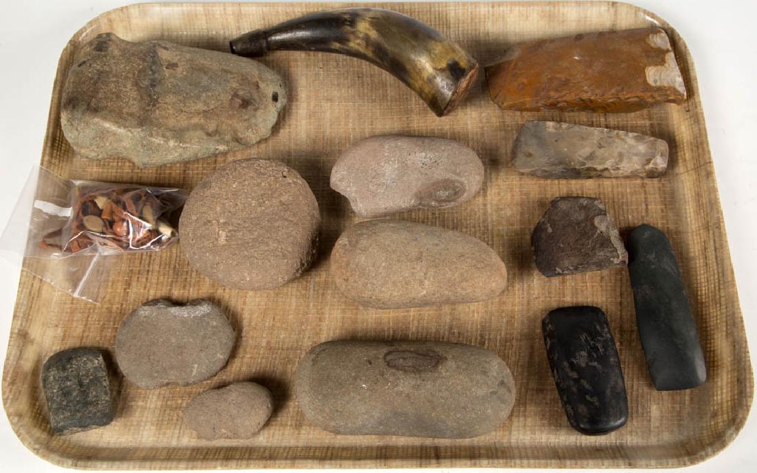 NATIVE AMERICAN AND OTHER STONE TOOLS AND RELATED (1 of 2)