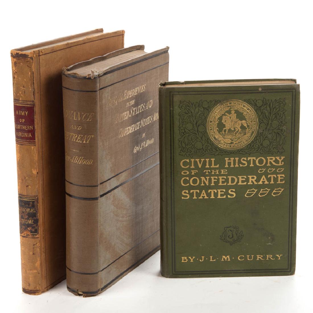 CONFEDERATE CIVIL WAR VOLUMES, LOT OF THREE (1 of 1)