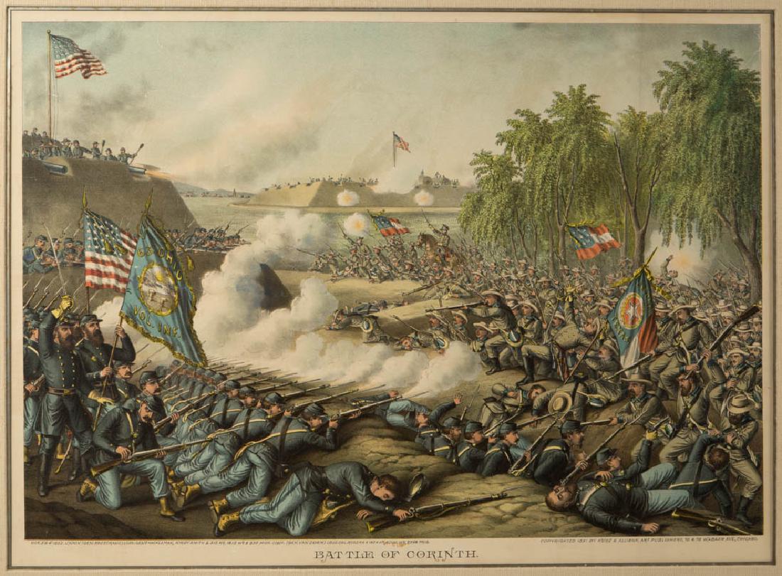 KURZ AND ALLISON CIVIL WAR HISTORICAL PRINT (1 of 2)