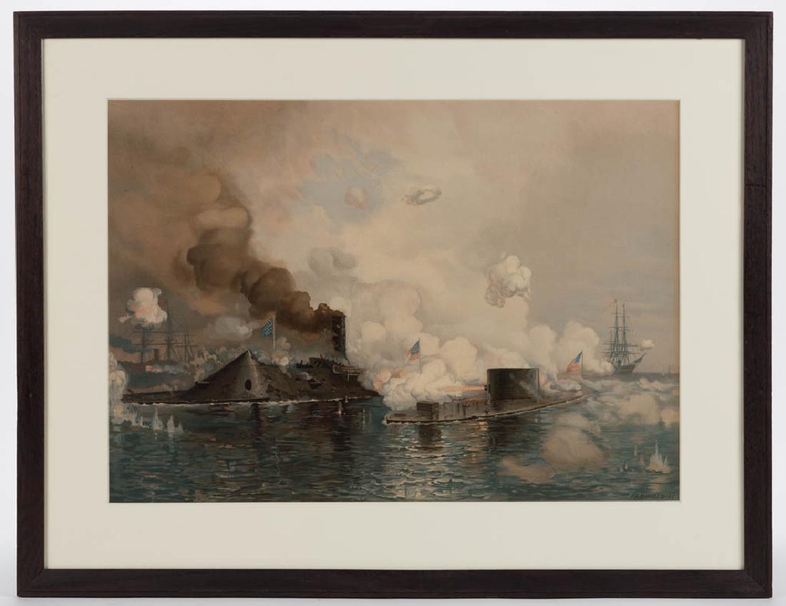 LOUIS PRANG CIVIL WAR HISTORICAL PRINT (1 of 1)