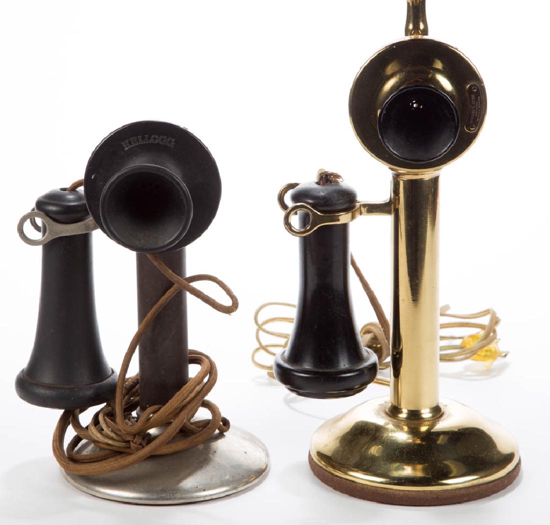 ASSORTED CANDLESTICK-STYLE TELEPHONES, LOT OF TWO (1 of 2)