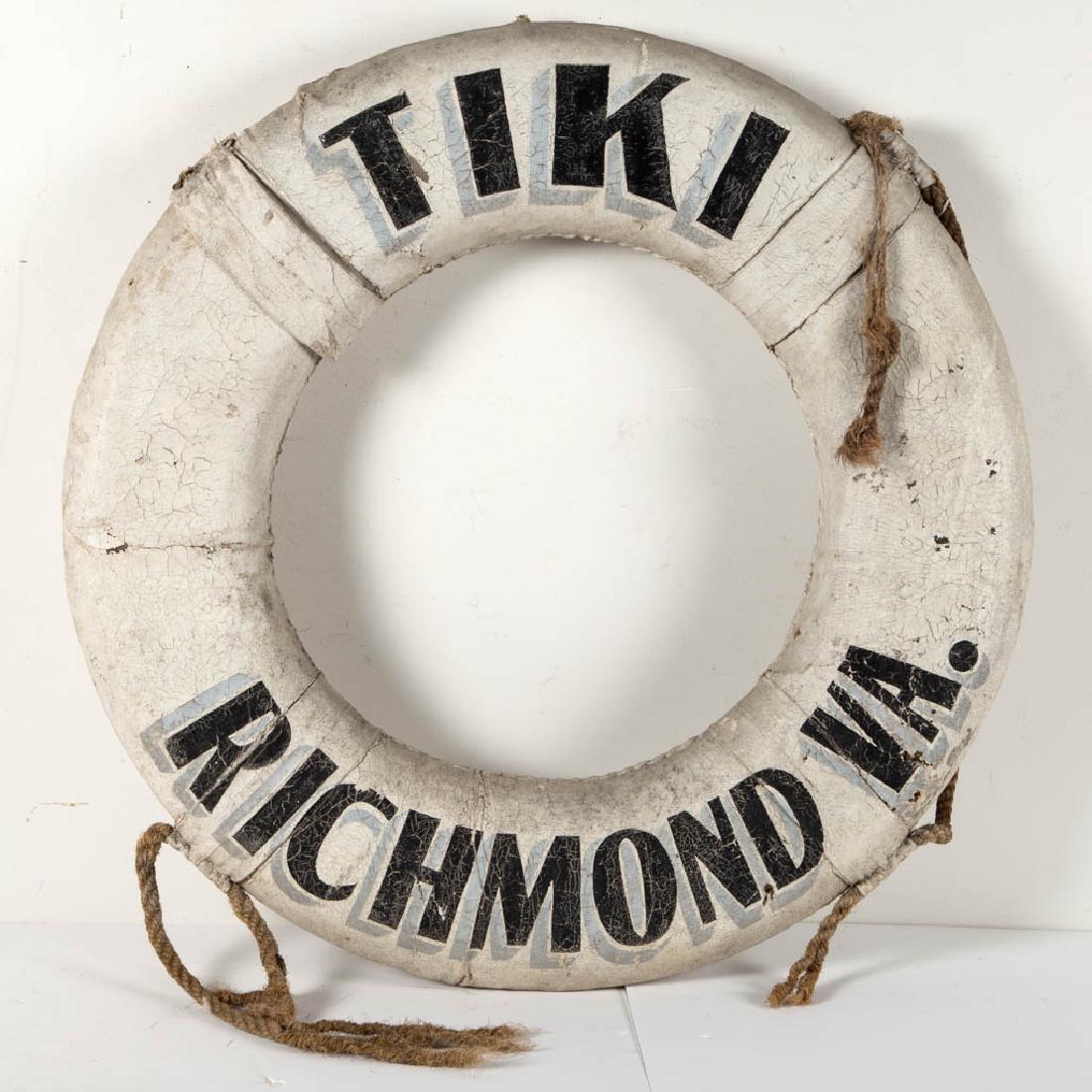 VINTAGE RICHMOND, VIRGINIA LIFE PRESERVER / RING (1 of 2)