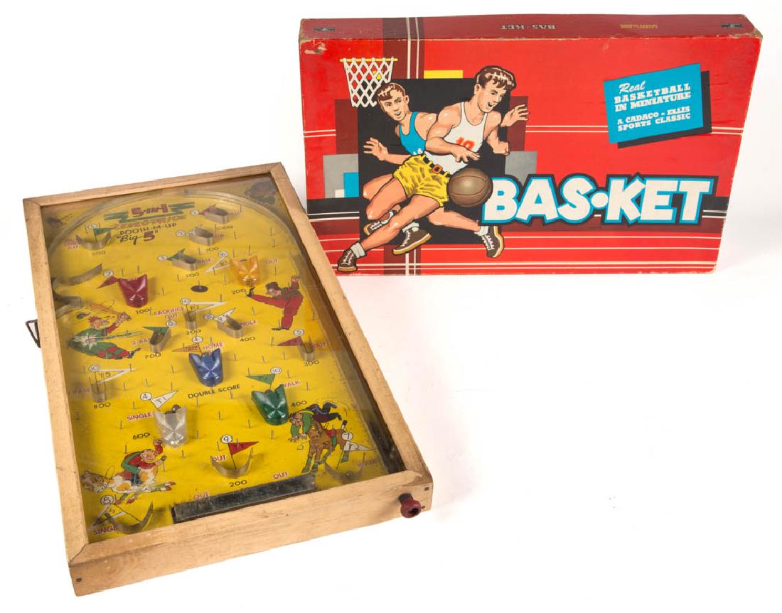 VINTAGE SPORTS GAMES, LOT OF TWO