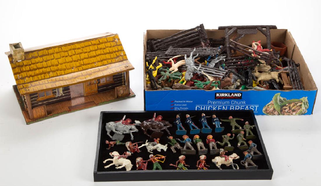 MARX BAR-M-RANCH PLAY SET (1 of 3)