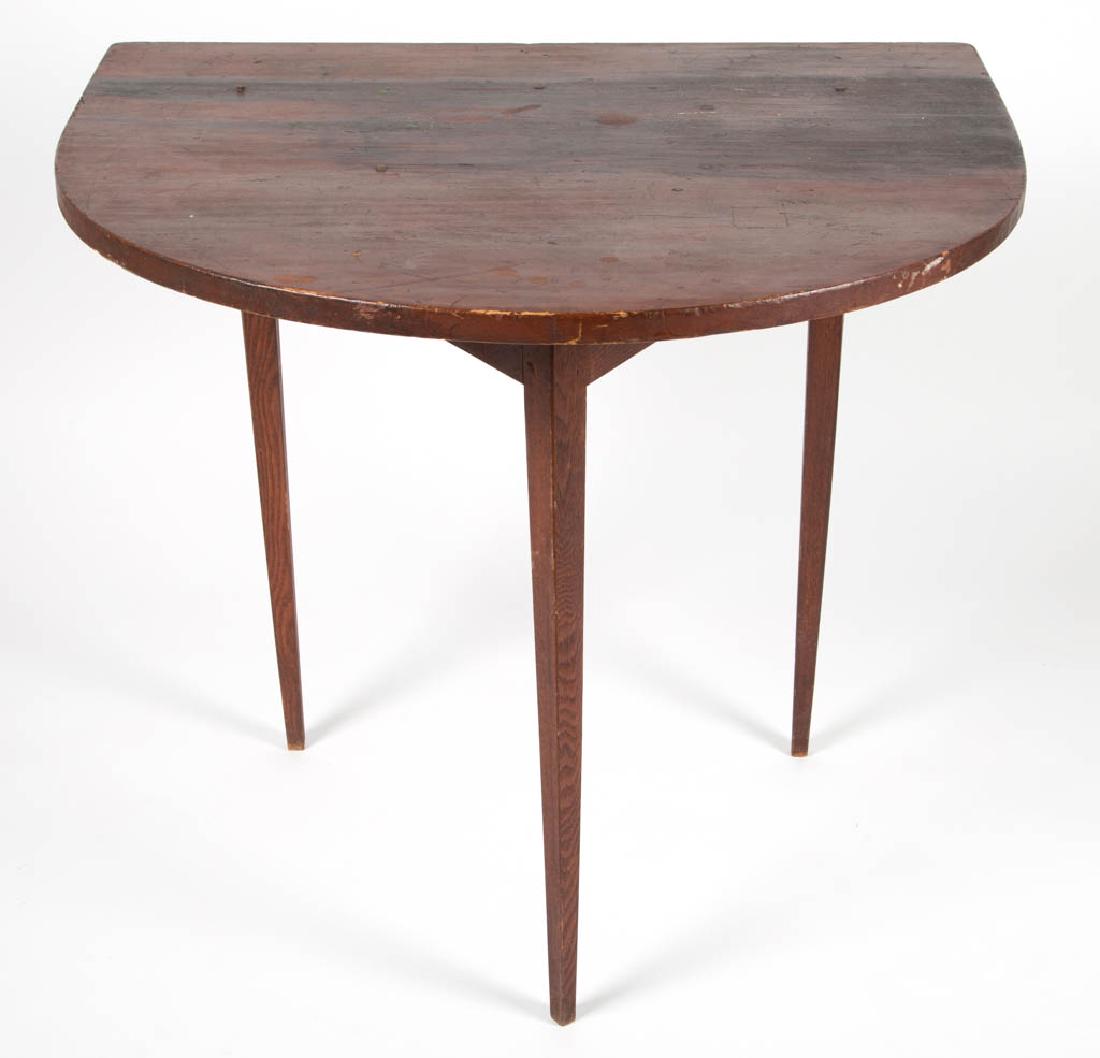 AMERICAN DEMILUNE STAND TABLE (1 of 3)