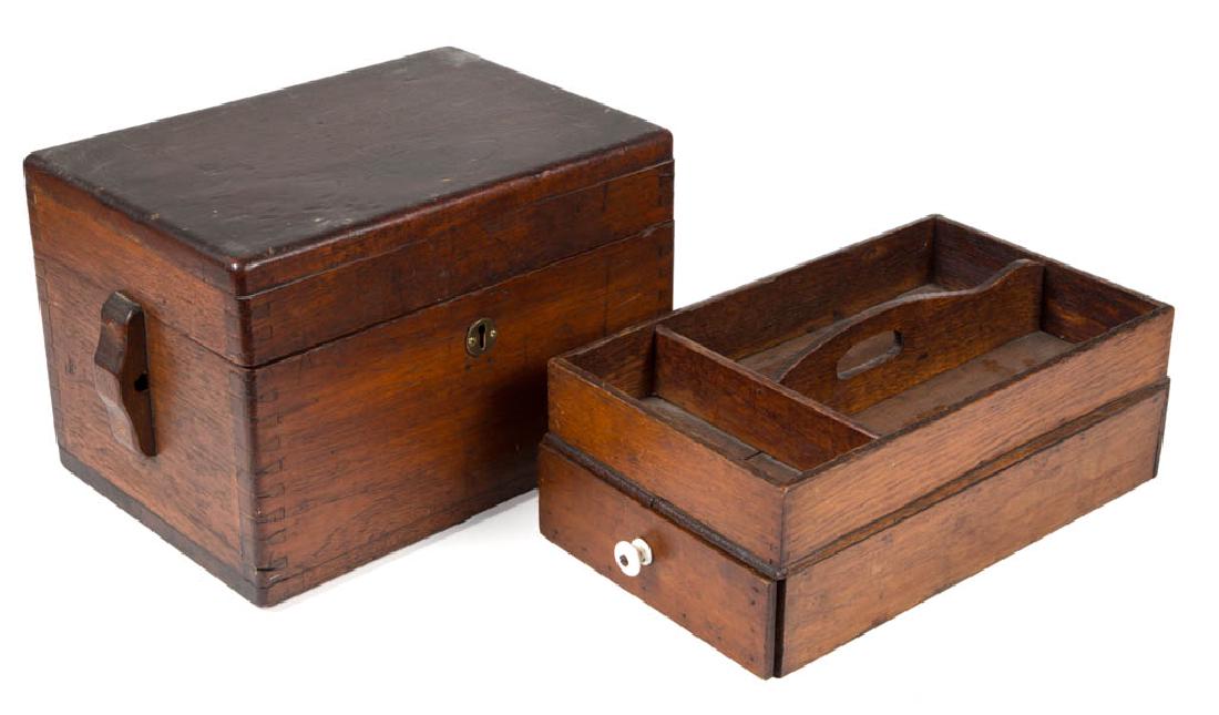 COUNTRY WALNUT TOOL BOX (1 of 6)