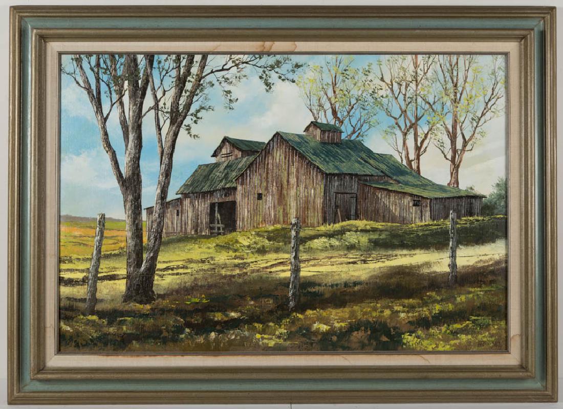 HECTOR SALAS (20TH CENTURY) LANDSCAPE PAINTING (1 of 3)