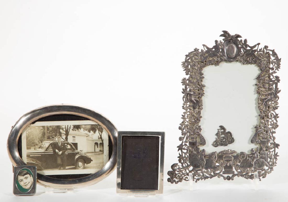 ASSORTED STERLING SILVER PICTURE FRAMES, LOT OF FOUR (1 of 1)