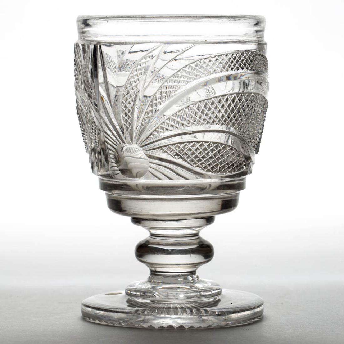 FINE CUT GLASS GOBLET (1 of 1)