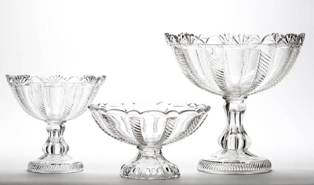 CABLE OPEN COMPOTES, LOT OF THREE (1 of 1)