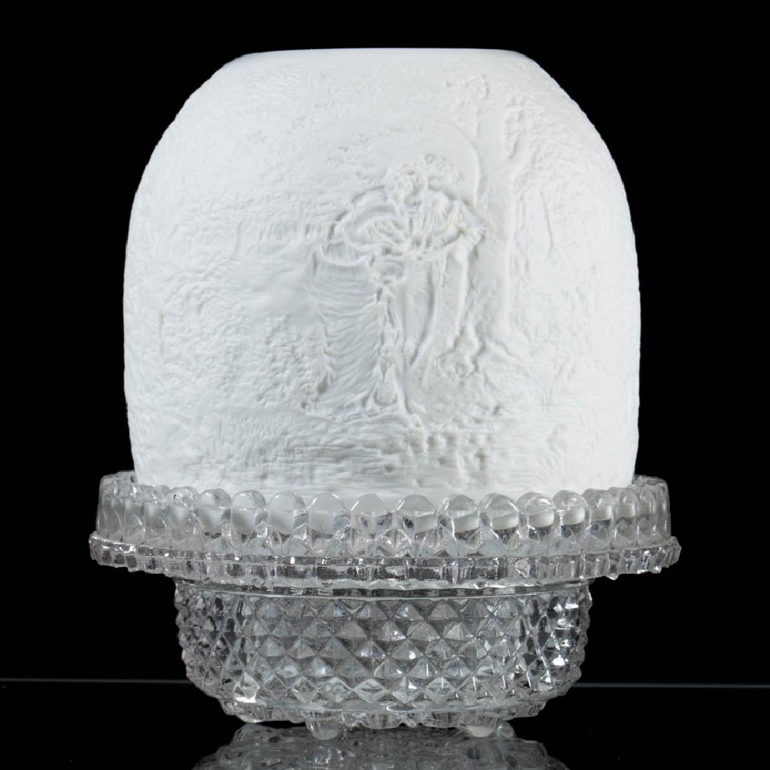 PORCELAIN LITHOPHANE FAIRY LAMP (1 of 4)