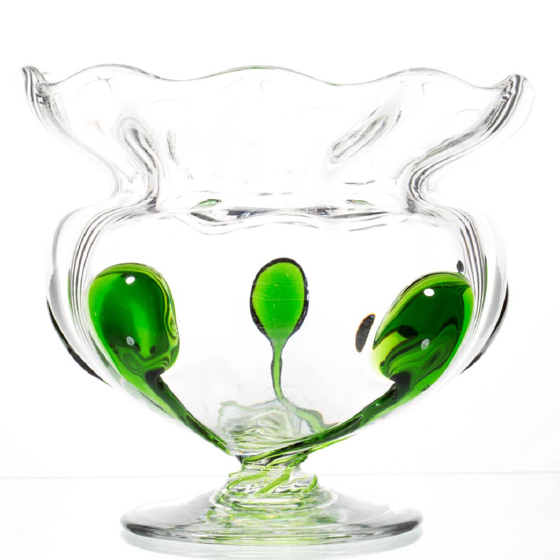 STEVENS AND WILLIAMS ATTRIBUTED LILY PAD VASE (1 of 1)