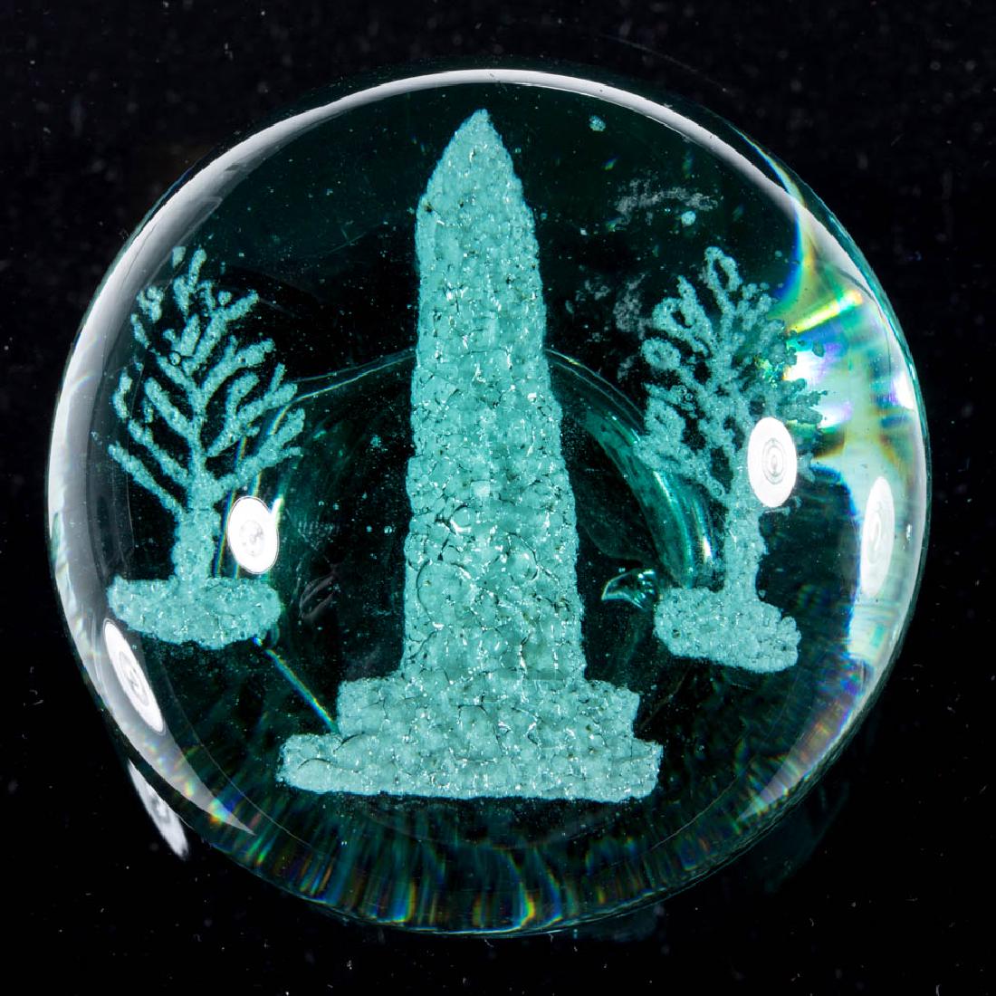 ANTIQUE OBELISK / MONUMENT DUMP PAPERWEIGHT