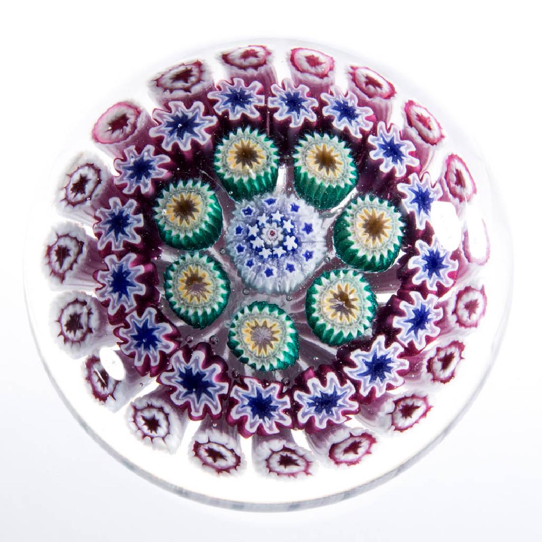 DAMON MACNAUGHT CONCENTRIC MILLEFIORI STUDIO ART GLASS (1 of 2)