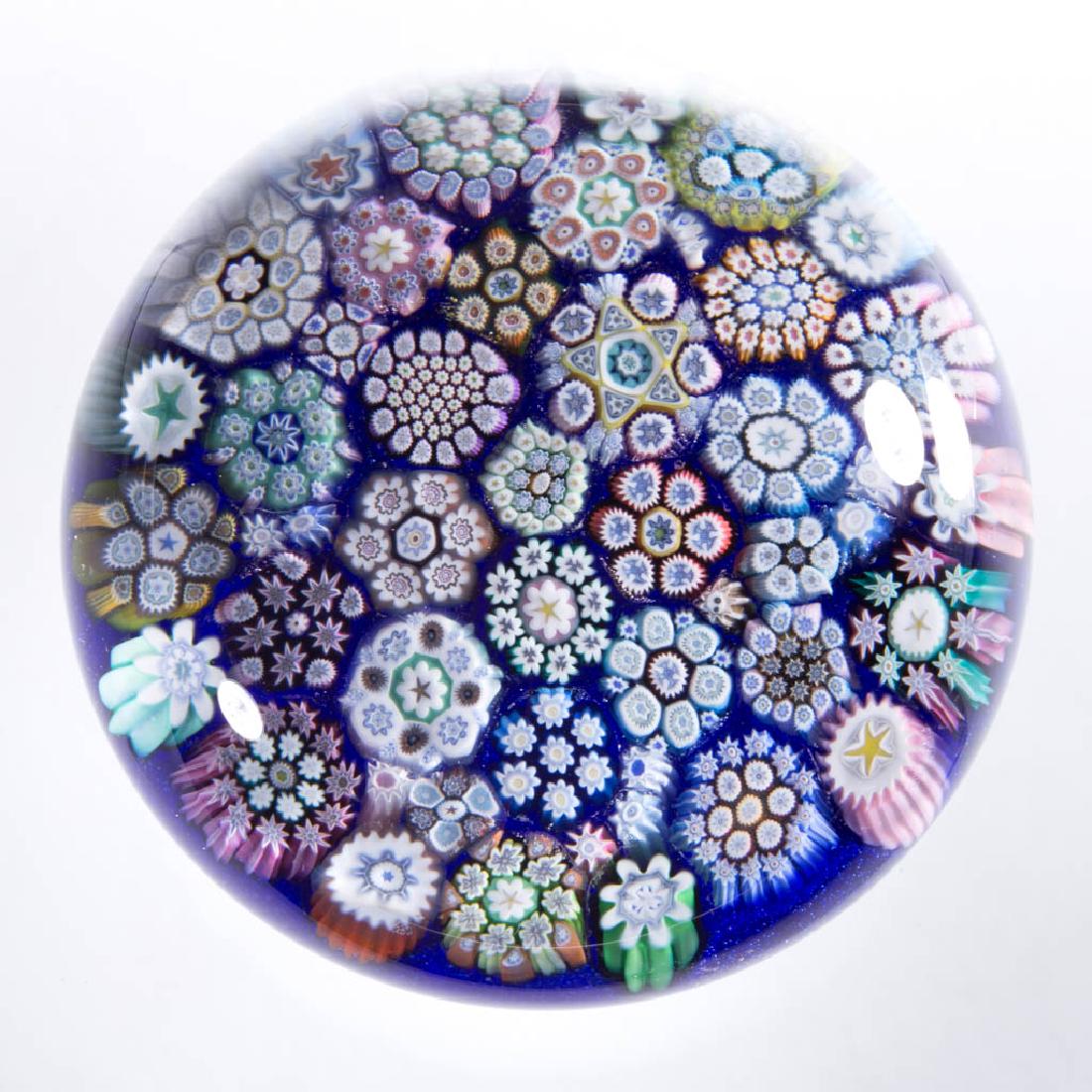 PETER MCDOUGAL CLOSE-PACK MILLEFIORI STUDIO ART GLASS (1 of 2)