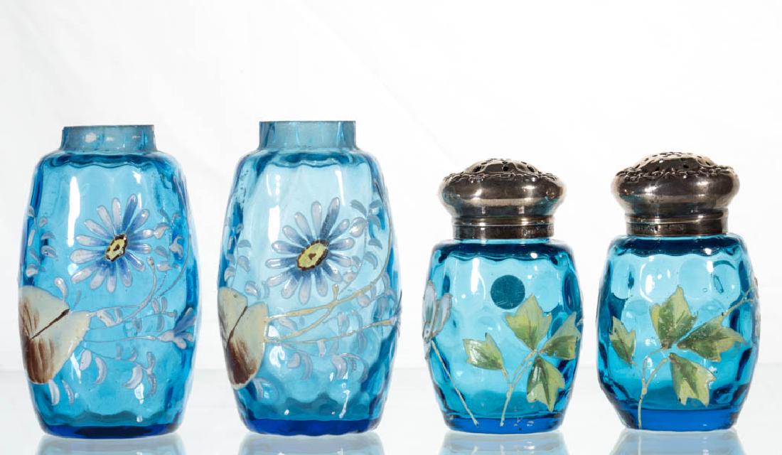 ASSORTED VICTORIAN DECORATED SPOT-OPTIC SALT AND PEPPER (1 of 1)