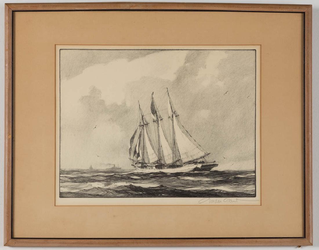 GORDON GRANT (AMERICAN 1875-1962) "FORE AND AFT" MARINE (1 of 2)