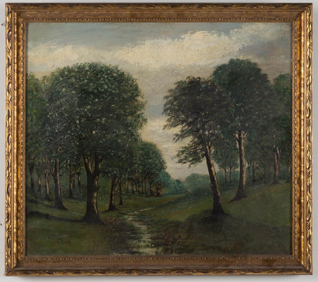 AMERICAN SCHOOL (EARLY 20TH CENTURY) LANDSCAPE PAINTING (1 of 4)