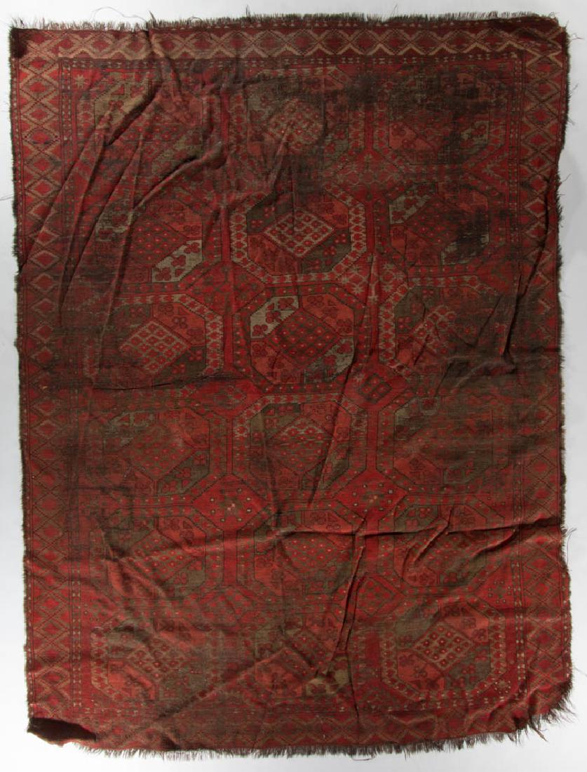 ANTIQUE AFGHAN / ORIENTAL RUG_x000D_ THROW RUG (1 of 7)