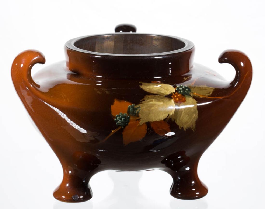 ELIZABETH AYERS WELLER LOUWELSA ART POTTERY LAMP BASE (1 of 4)