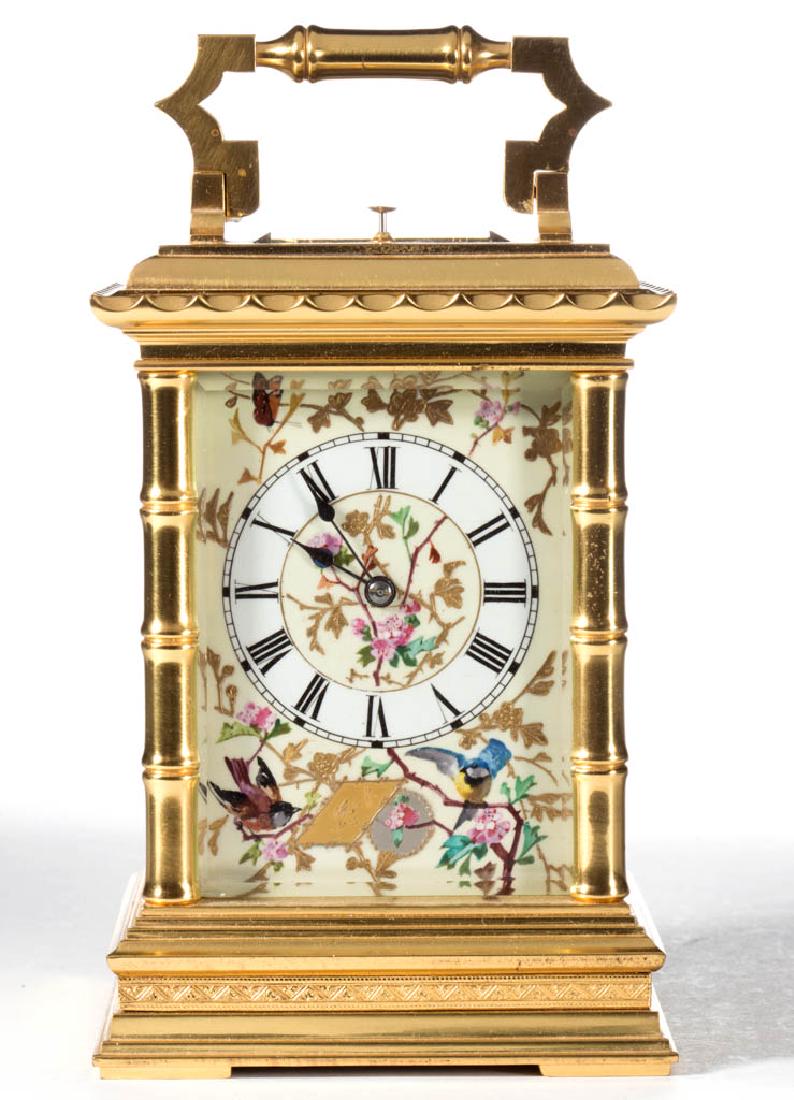 FRENCH GILT-BRASS AND PORCELAIN (1 of 7)