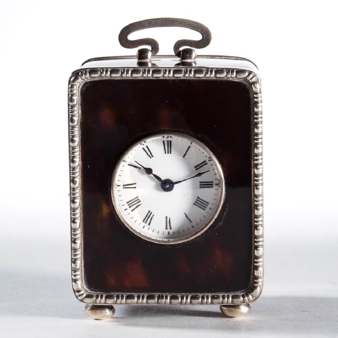 ENGLISH STERLING SILVER AND FAUX SHELL MINIATURE (1 of 3)