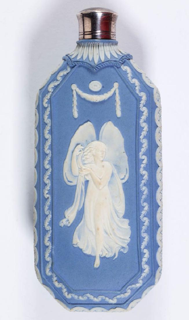 WEDGWOOD HORAE JASPERWARE CERAMIC SCENT BOTTLE (1 of 2)