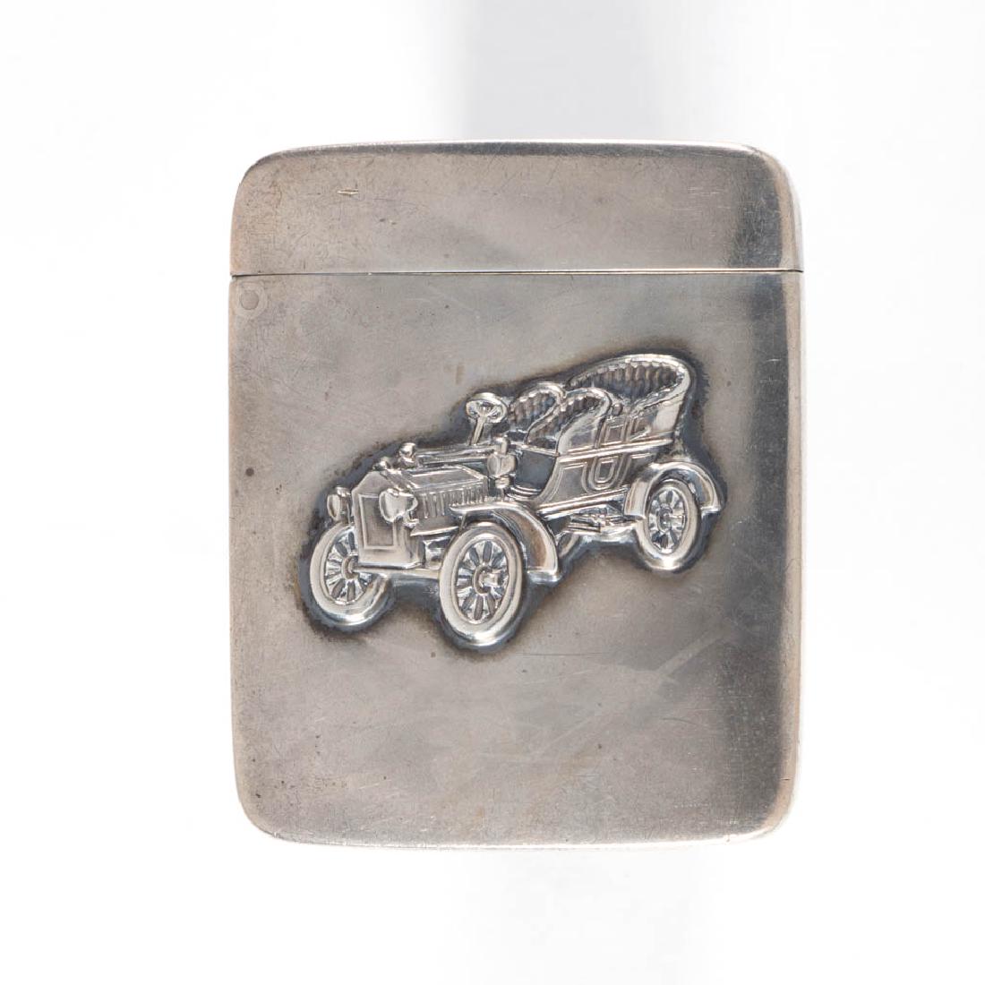 FAIRCHILD & CO. STERLING SILVER AUTOMOBILE MATCH SAFE (1 of 2)
