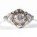 VINTAGE 18K WHITE GOLD AND DIAMOND SOLITAIRE LADY'S