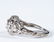 VINTAGE 18K WHITE GOLD AND DIAMOND SOLITAIRE LADY'S - 2