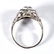 VINTAGE 18K WHITE GOLD AND DIAMOND SOLITAIRE LADY'S - 3