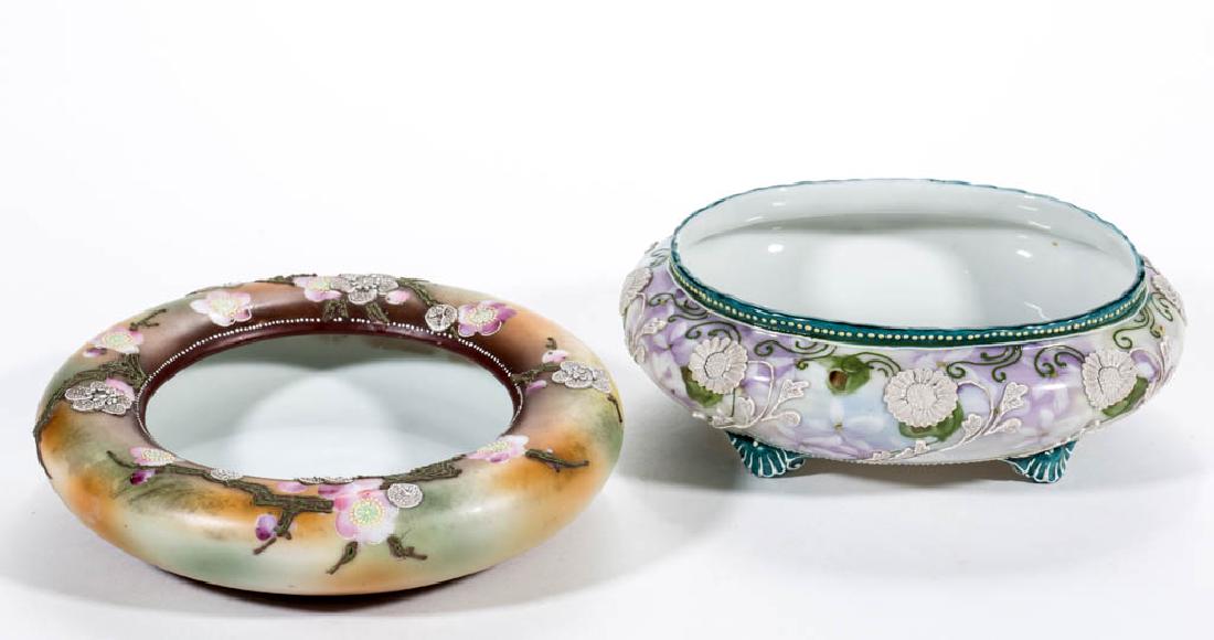 NIPPON MORIAGE PORCELAIN BOWLS, LOT OF TWO (1 of 1)