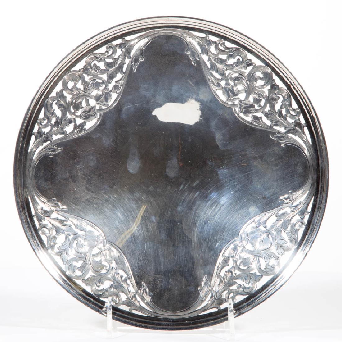 THE SWEETSER CO. RETICULATED STERLING SILVER PLATE (1 of 2)