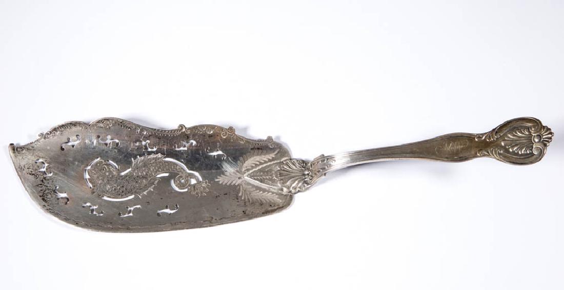 NEW YORK CITY ATTRIBUTED COIN SILVER FISH SERVER (1 of 2)