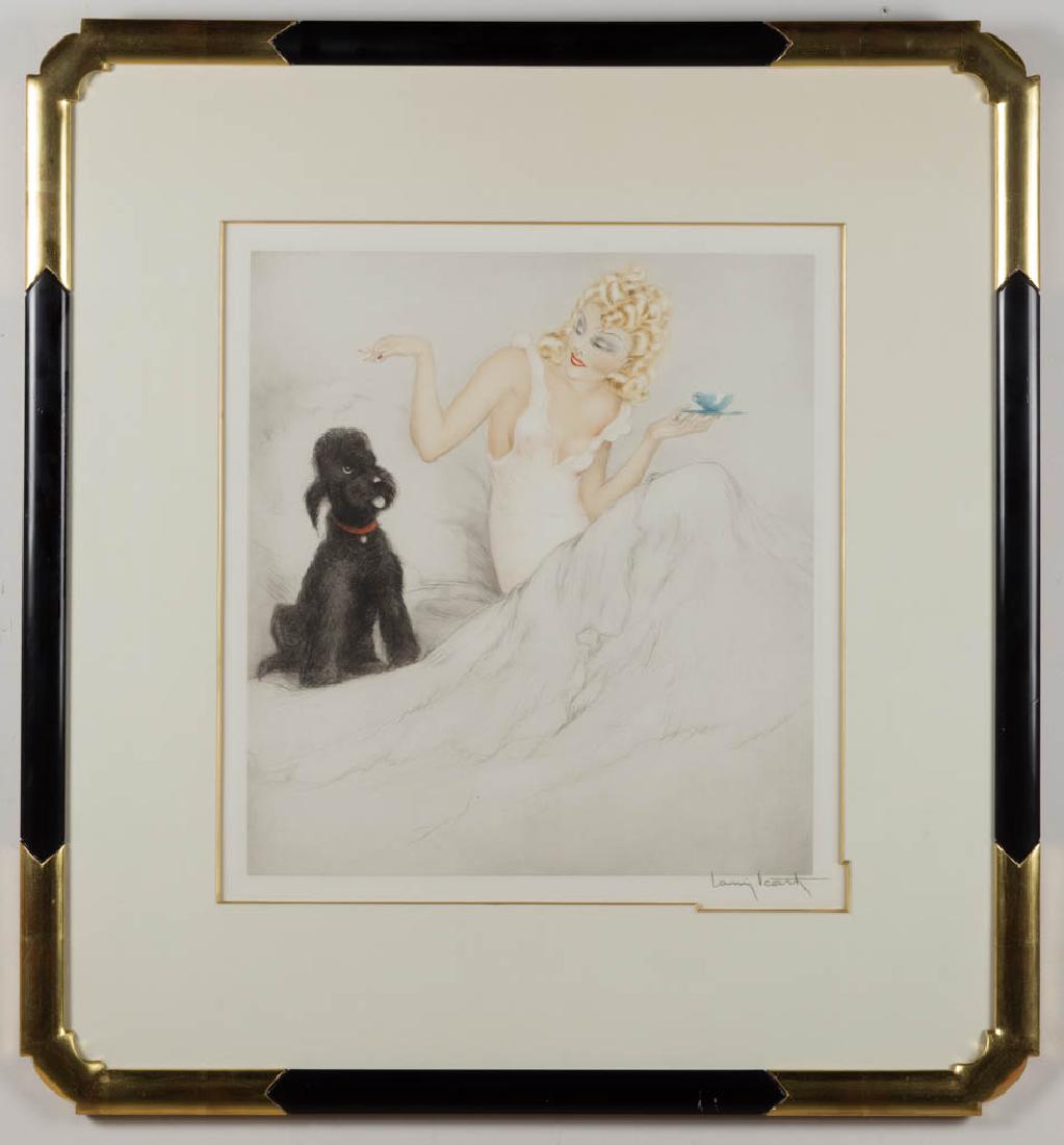 LOUIS ICART (FRENCH, 1888-1950) "MORNING CUP" ETCHING (1 of 1)