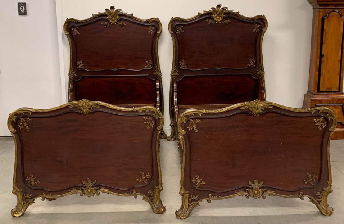 FRENCH LOUIS XV-STYLE ORMOLU-MOUNTED MAGHOGANY PAIR OF (1 of 5)