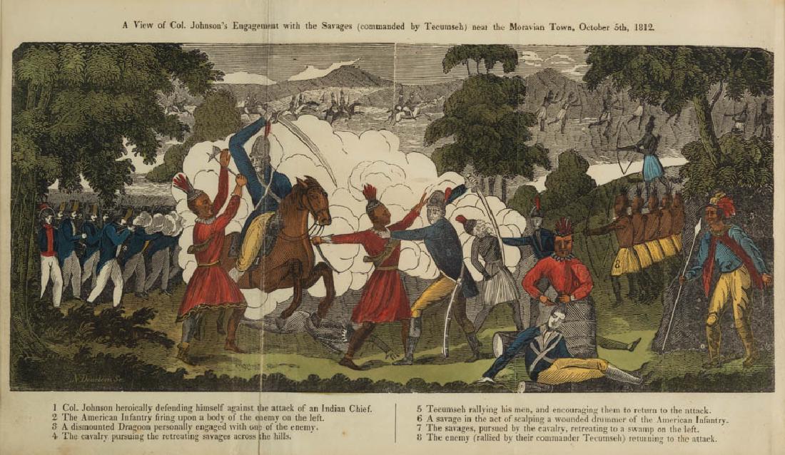 NATHANIEL DEARBORN (AMERICAN, 1786-1852) HAND-COLORED (1 of 3)