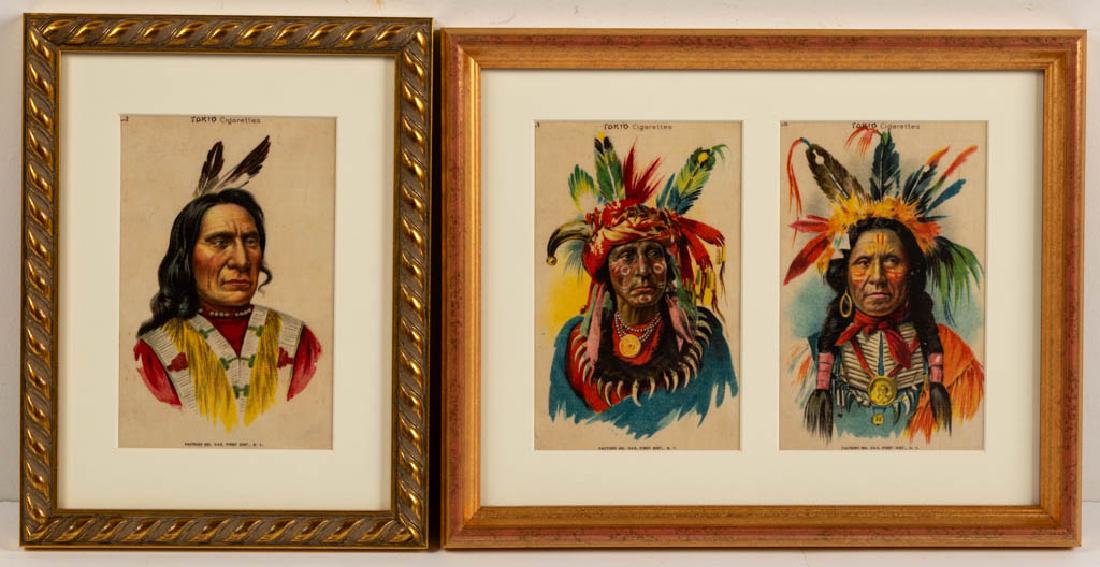 TOKYO CIGARETTES NATIVE AMERICAN INDIAN SILKS, LOT OF (1 of 1)