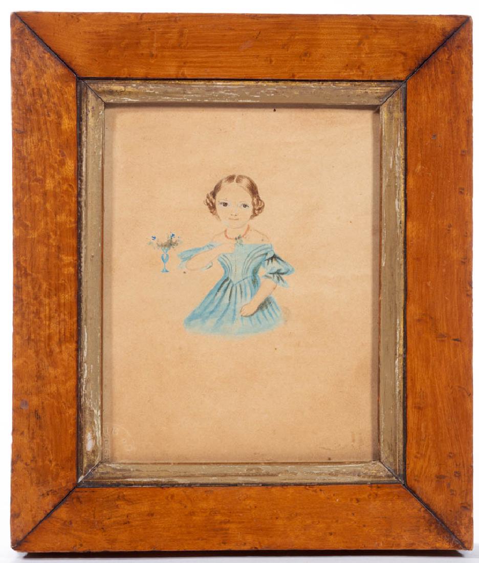AMERICAN OR BRITISH SCHOOL (19TH CENTURY) MINIATURE (1 of 3)