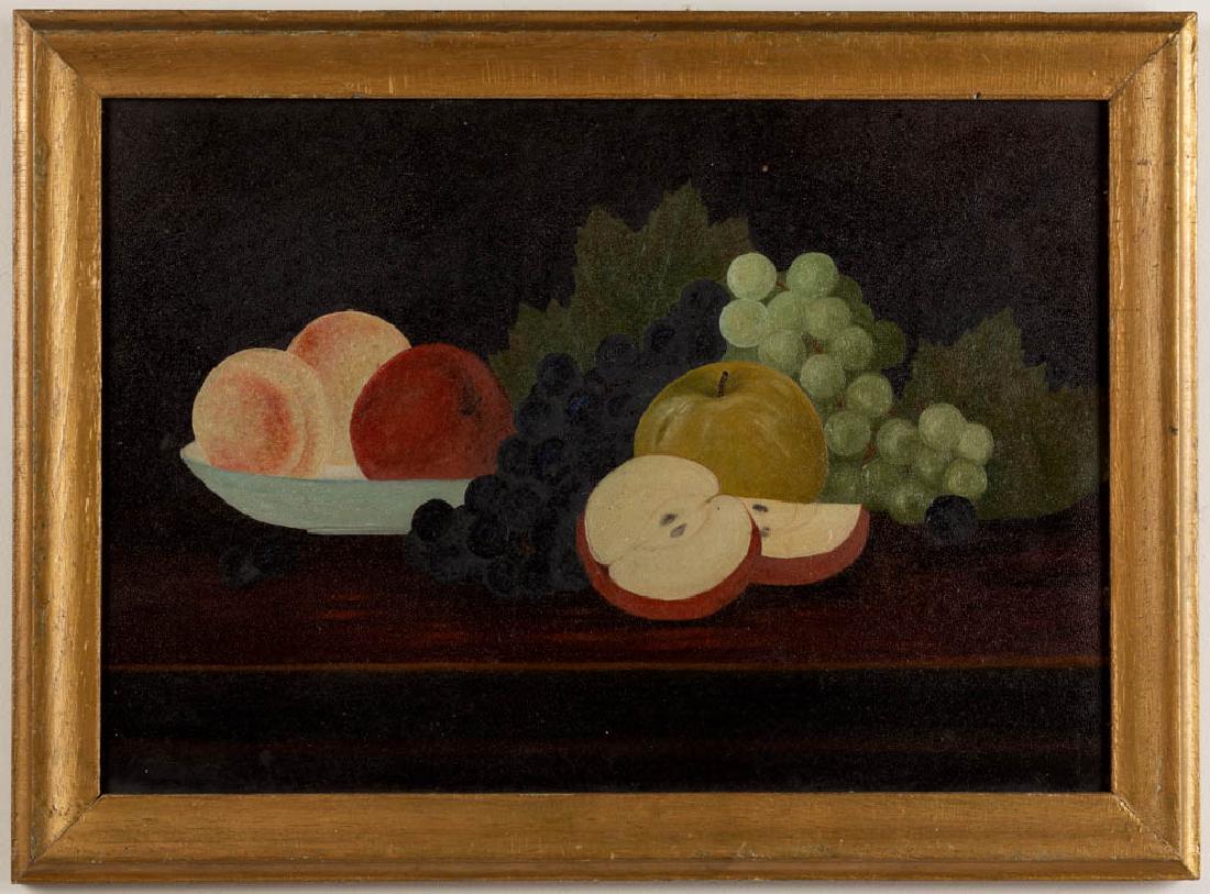 AMERICAN SCHOOL (19TH CENTURY) FOLK ART STILL-LIFE (1 of 2)