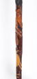 SOUTHERN FOLK ART CARVED AND PAINTED CANE / WALKING - 4