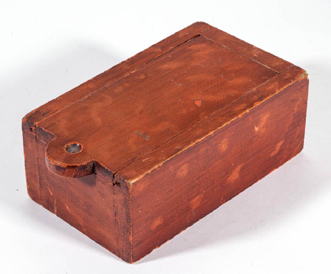 AMERICAN PAINT-DECORATED SLIDE-TOP BOX (1 of 3)