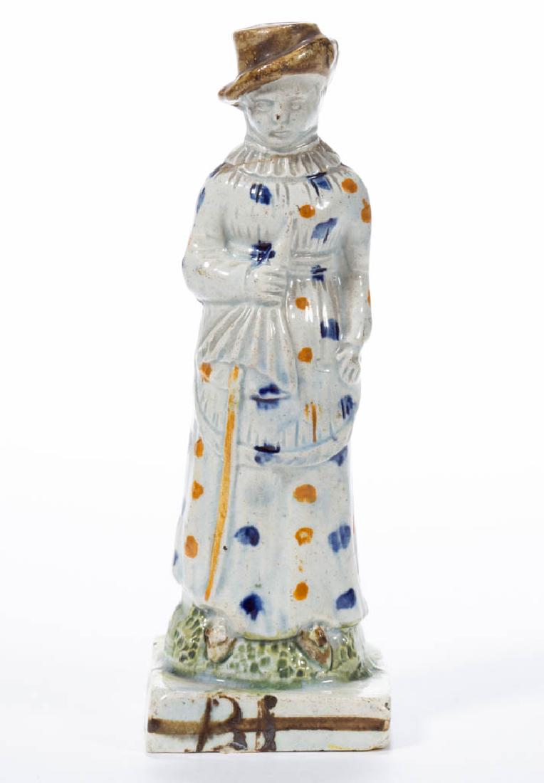 ENGLISH STAFFORDSHIRE PEARLWARE / PRATTWARE CERAMIC (1 of 5)