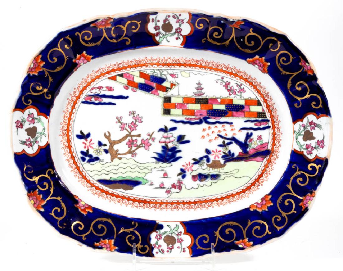 ENGLISH MASON'S IRONSTONE CERAMIC PLATTER (1 of 1)