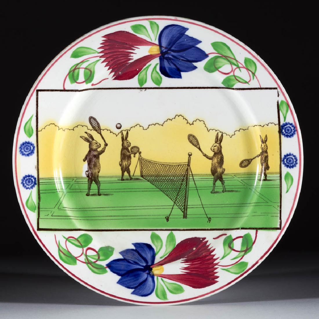 ENGLISH RABBITWARE PLATE (1 of 1)