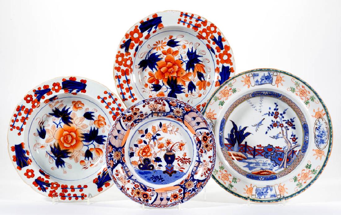 ENGLISH MASON'S IRONSTONE CERAMIC SOUP PLATES, LOT OF (1 of 1)