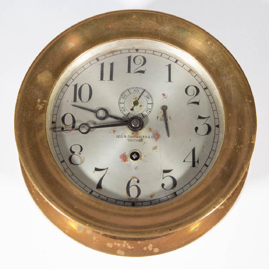 CHELSEA BRASS SHIP'S CLOCK