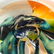 STEUBEN GOLD AURENE ART GLASS DISH - 3