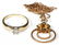 VINTAGE 14K YELLOW GOLD DIAMOND SOLITAIRE LADY'S RING